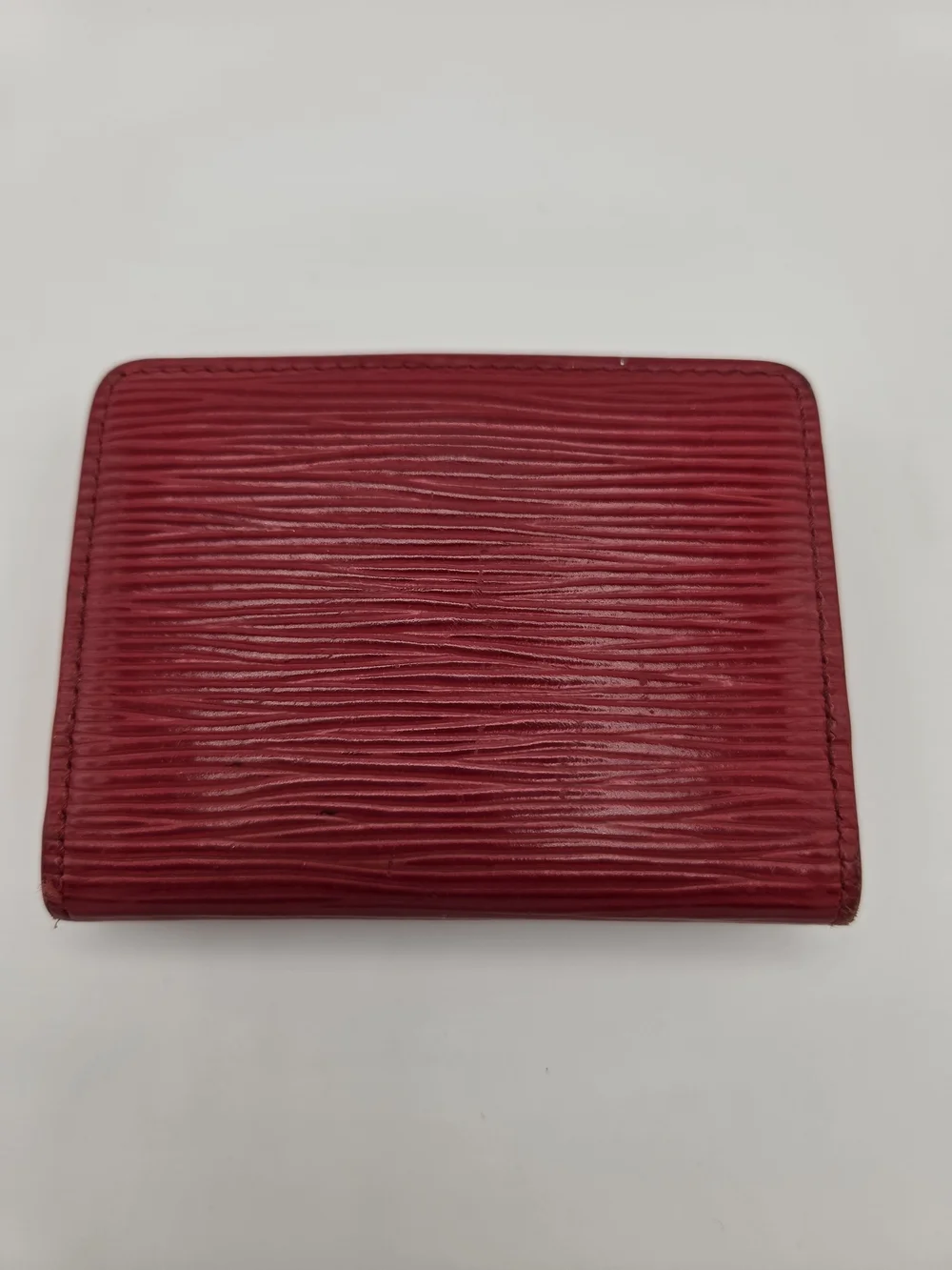 Authentic Louis Vuitton Red Epi Leather Wallet